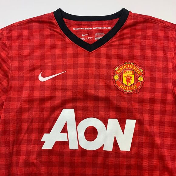 Nike Manchester United Home Jersey Men M Medium Red Soccer Football *Custom Name - Picture 4 of 15